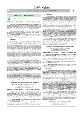3 - Di&aacute;rio Oficial - Governo do Estado do Piau&iacute;