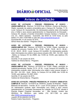 Licita&ccedil;&otilde;es