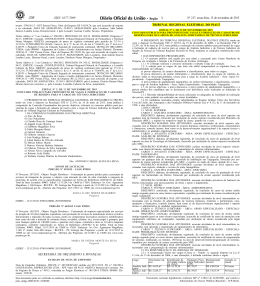 Edital - Di&aacute;rio Oficial