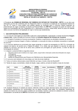 Abertura Edital - CRF/TO