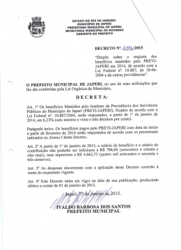 ESTADO DO RIO DE JANEIRO MUNICIPIO DE JAPERI _