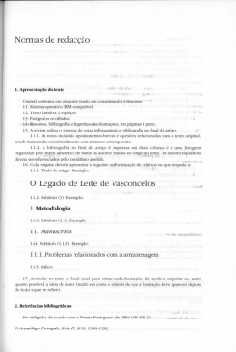 Normas de redacção