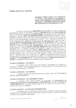 2º TA - Ministério da Cultura