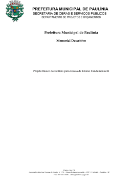 PREFEITURA MUNICIPAL DE PAUL&Iacute;NIA