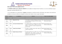 VESPERTINO: Portaria N&ordm; 001/2015