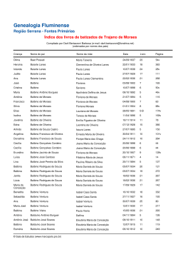 Genealogia Fluminense - Marco Polo T. Dutra P. Silva