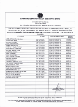 Edital de Notificação 111 - Ibama ES 15-03-2013