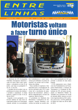 Motoristasvoltam - Companhia Tróleibus de Araraquara
