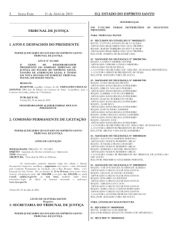Tribunal de Justi&ccedil;a do Esp&iacute;rito Santo