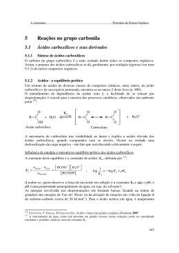 5 Reações no grupo carbonila - Cefet