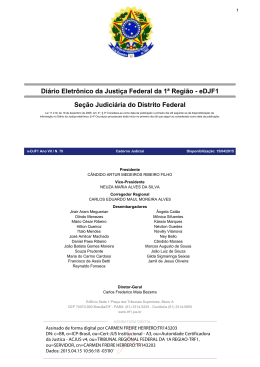View/Open - Tribunal Regional Federal da 1ª Região