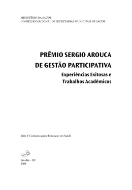 Pr&ecirc;mio Sergio Arouca - 2&ordf; Edi&ccedil;&atilde;o - Salvar Arquivo