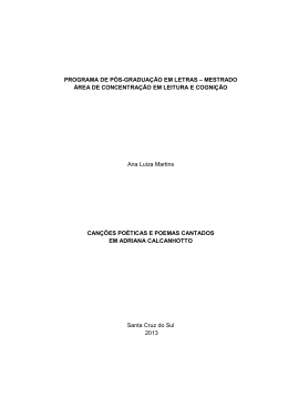 PROGRAMA DE P&Oacute;S-GRADUA&Ccedil;&Atilde;O EM LETRAS &ndash; MESTRADO