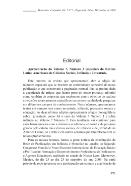 Revista Latinoamericana de Ciencias Sociales