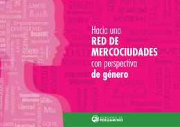 Hacia una Red de Mercociudades con una perspectiva de g&eacute;nero