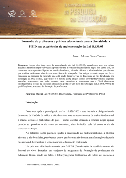 Forma&ccedil;&atilde;o de professores e pr&aacute;ticas educacionais para