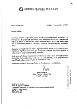 Protocolo nº 193/2014 - Instituto de Geociências e Ciências Exatas