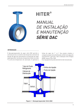 manual de instalação e manutenção série dac - Hiter