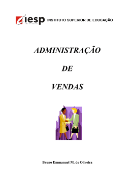 Administra&ccedil;&atilde;o de Vendas