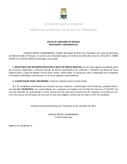 Edital n&ordm; 08/2013
