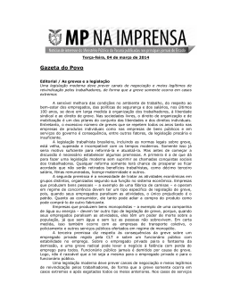 Gazeta do Povo - Ministério Público do Paraná