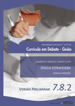 Sequ&ecirc;ncias Did&aacute;ticas - Secretaria da Educa&ccedil;&atilde;o do Estado de Goi&aacute;s