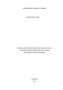 KLEINE KAROL ASSIS - ppgecm - Universidade Federal do Paran&aacute;