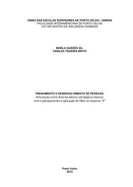 Articula&ccedil;&atilde;o entre direcionadores estrat&eacute;gicos b&aacute;sicos com o
