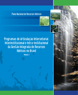 Programas de Articula&ccedil;&atilde;o Intersetorial, Interinstitucional e