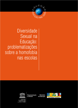 Diversidade sexual na educa&ccedil;&atilde;o: problematiza&ccedil;&otilde;es sobre