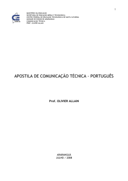 APOSTILA DE COMUNICA&Ccedil;&Atilde;O T&Eacute;CNICA - Wiki do IF-SC
