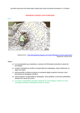 Simulado 02 &ndash; Linguagens e C&oacute;digos