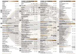 ENTRADAS PEIXE CARNES LAS BRASITAS SALADAS