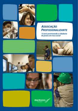 15 anos promovendo a cidadania de jovens em risco social