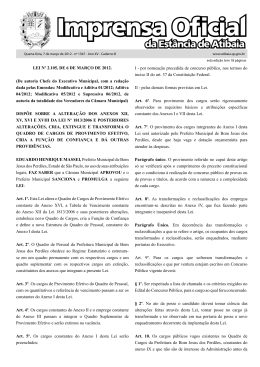 Imprensa Oficial - Prefeitura de Atibaia