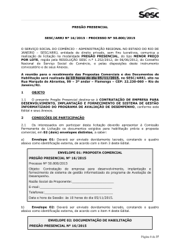 Desenvolvimento e Implanta&ccedil;&atilde;o do Programa de Avalia&ccedil;&atilde;o