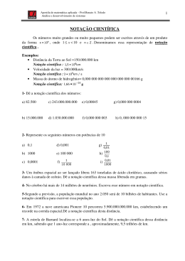 NOTAÇÃO CIENTÍFICA - Objetivo Sorocaba