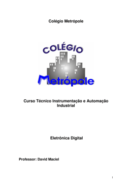 Colégio Metrópole Curso Técnico Instrumentação e Automação