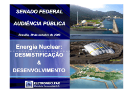 Eletronuclear - Senado Federal