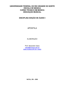 Apostila b&aacute;sica de sound forge - Eletrovix instrumentos Musicais