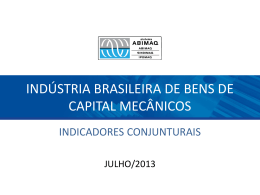 indústria brasileira de bens de capital mecânicos
