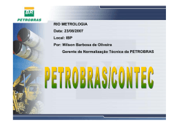 Wilson Barbosa de Oliveira – Petrobras