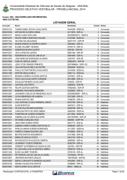 Ordem De Classificação