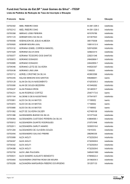 Divulga&ccedil;&atilde;o dos resultados dos pedidos de isen&ccedil;&atilde;o/redu&ccedil;&atilde;o