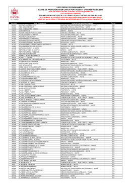 2º semestre de 2015