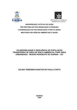 vulnerabilidade e resili&ecirc;ncia de popula&ccedil;&atilde;o - Home CPGSS