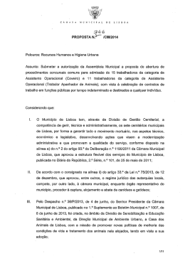 Proposta 746/CM/2014 completa - Assembleia Municipal de Lisboa