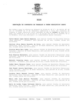 renovação contratos t certo (outubro)