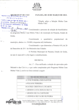 P U B L 1 C A Ç Ã O "ertiﬁvo para os fin! do direito ue