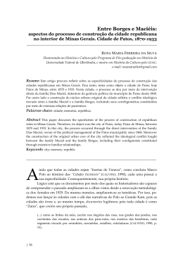 Entre Borges e Maci&eacute;is: aspectos do processo de - ALPHA